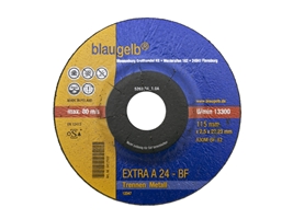 Диск отрезной  blaugelb A 24 EXTRA 115x2,5x22,23 мм